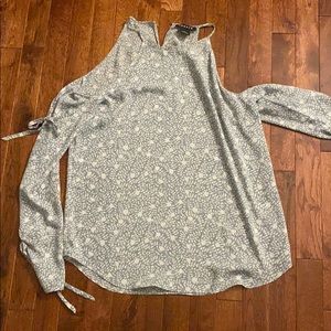 Open shoulder blouse